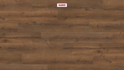 HARO Laminatboden TRITTY 90 Landhausdiele 4V Eiche Bari bernstein* authentic Silent CT Top Connect