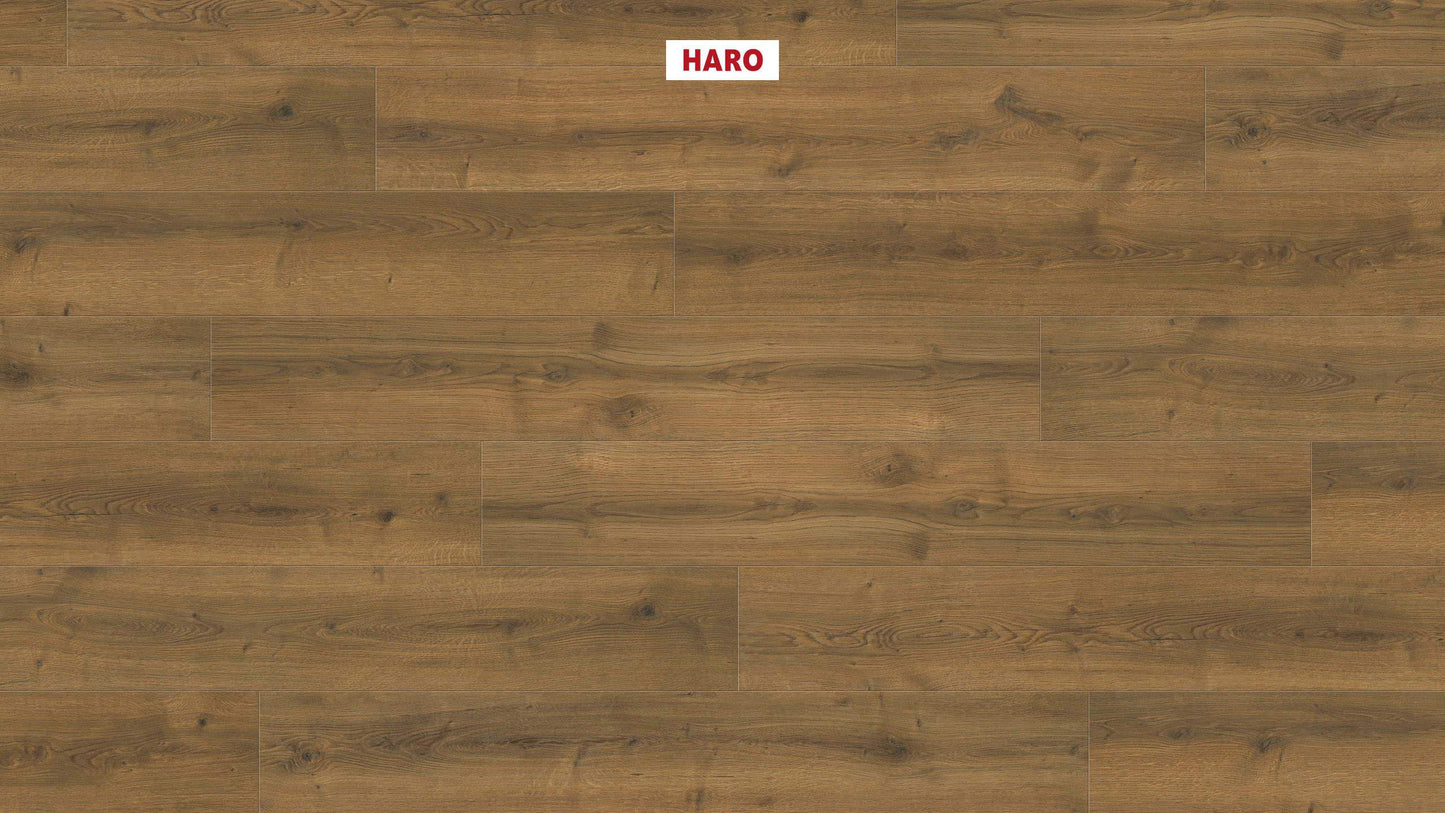 HARO Laminatboden TRITTY 90 Landhausdiele 4V Eiche Bari natur* authentic Silent CT Top Connect
