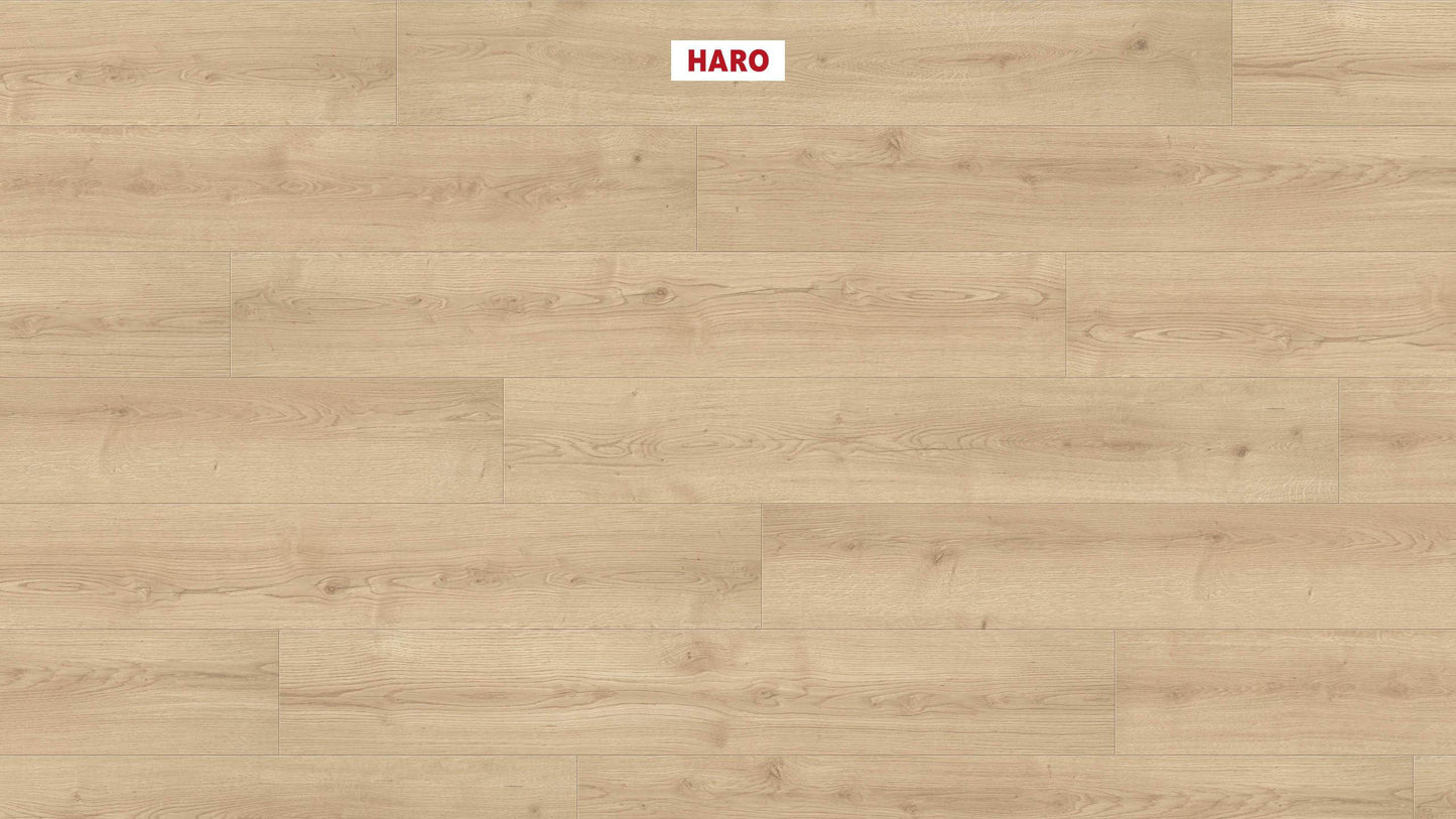 HARO Laminatboden TRITTY 90 Landhausdiele 4V Eiche Bari puro* authentic Silent CT Top Connect