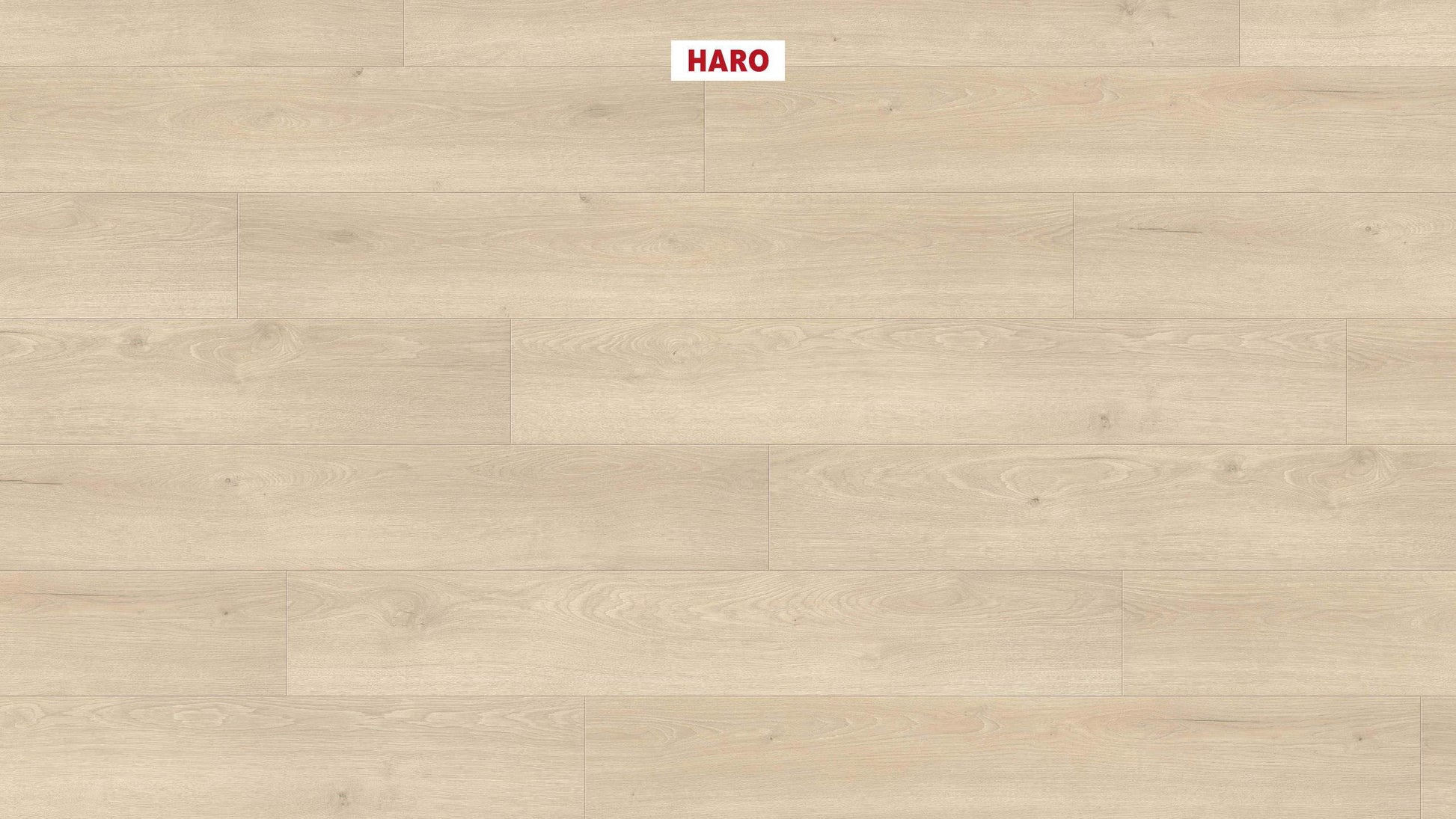 HARO Laminatboden TRITTY 90 Landhausdiele 4V Eiche Flavia weiß* authentic Top Connect