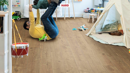 HARO Laminatboden TRITTY 90 Landhausdiele 4V Eiche Savona natur* soft matt Silent Pro Top Connect