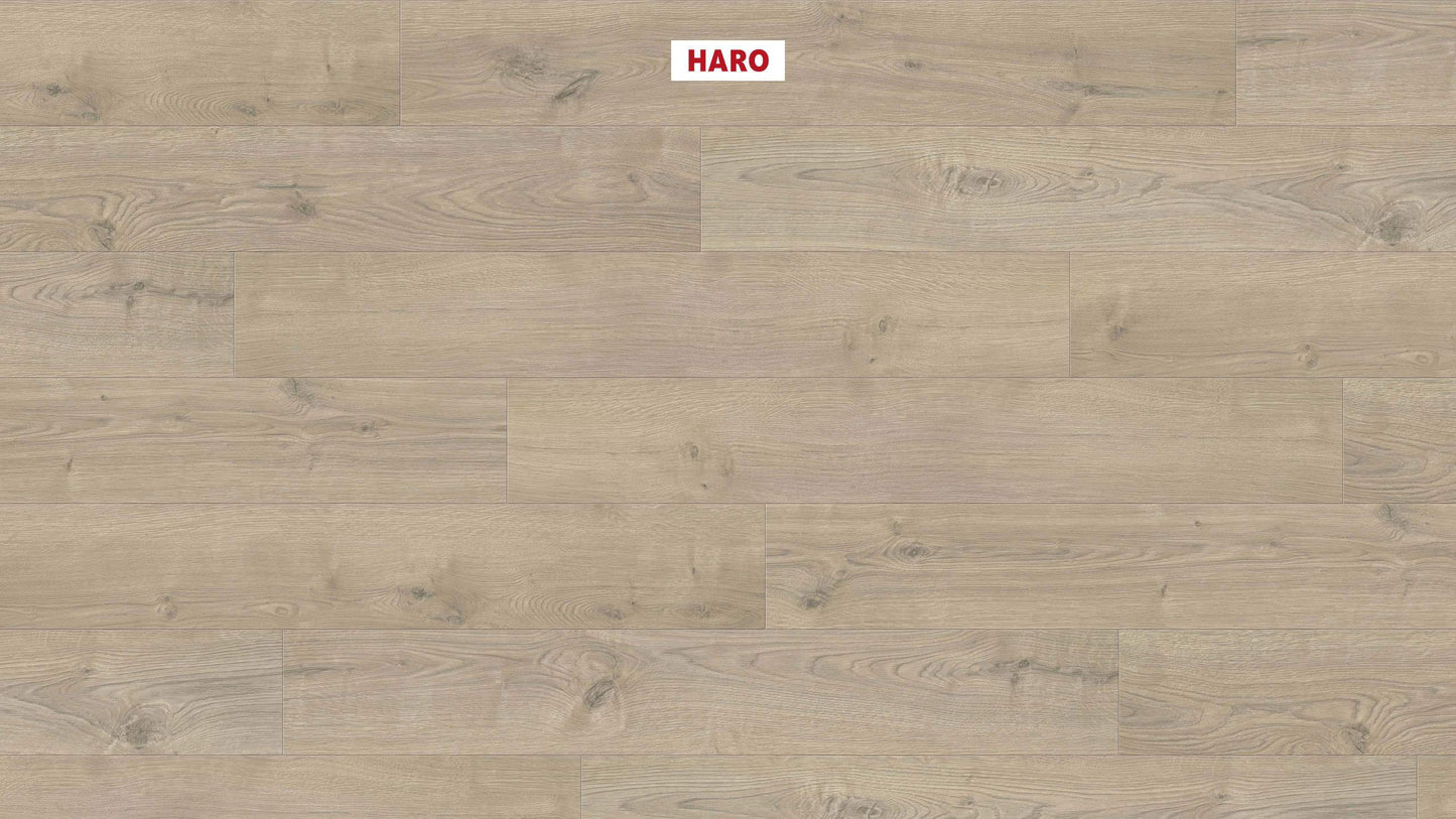 HARO Laminatboden TRITTY 90 Landhausdiele 4V Eiche Torri grau* authentic Top Connect