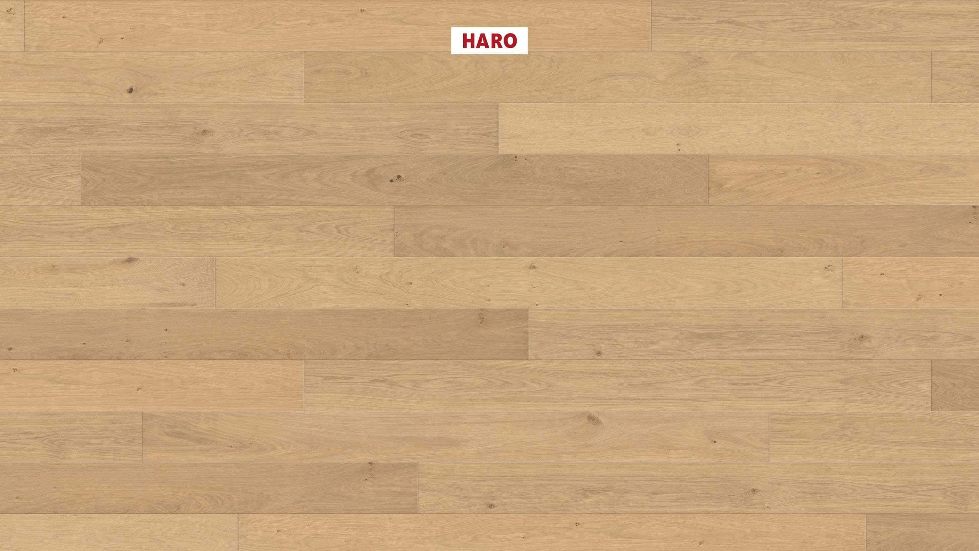 HARO PARKETT 4000 Landhausdiele 180 4V Eiche invisible Markant strukturiert naturaLin plus Top Connect