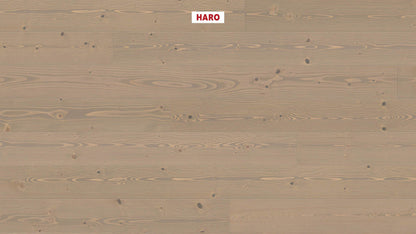 HARO PARKETT 4000 Landhausdiele 180 4V Tanne pastellgrau Universal strukturiert naturaDur Top Connect