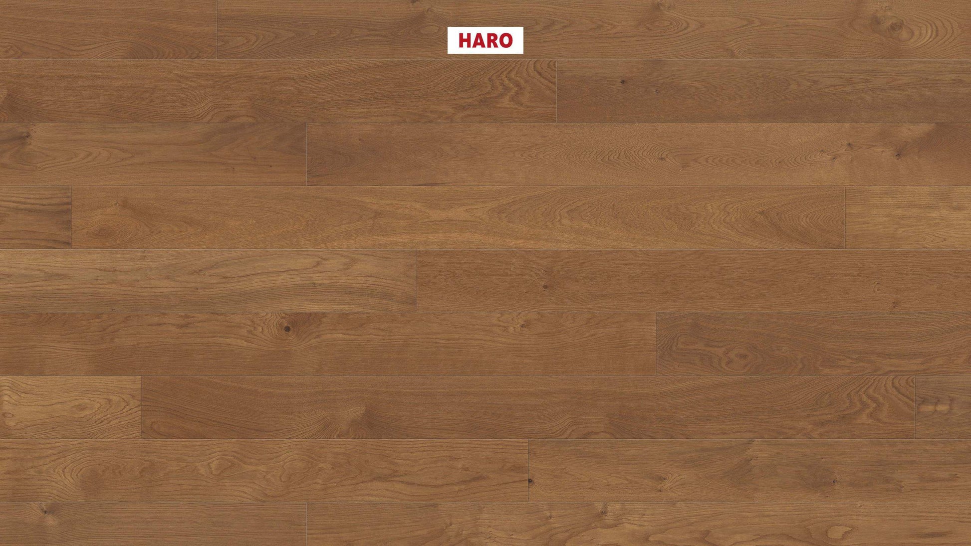 HARO PARKETT 4000 Landhausdiele Maxim 4V Bernsteineiche Markant strukturiert naturaDur Nut & Feder