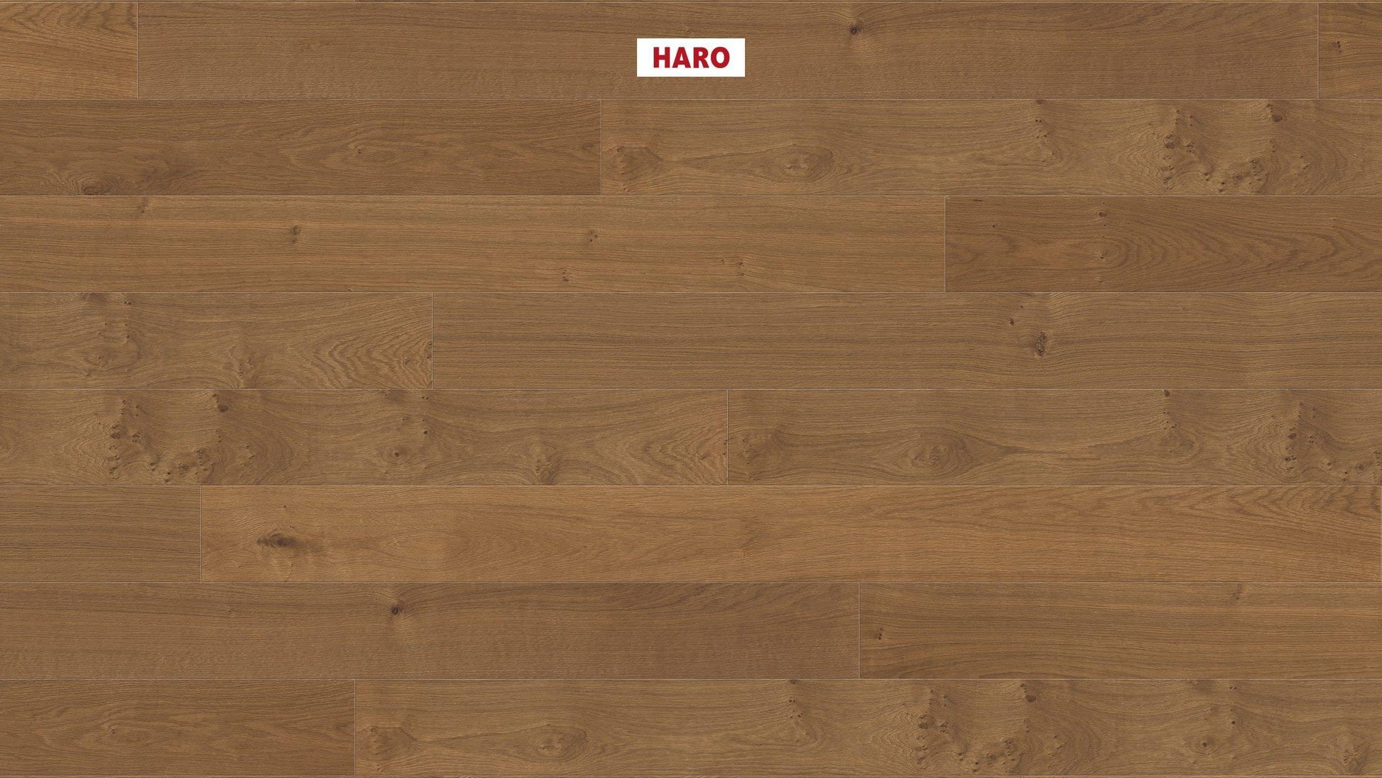 HARO PARKETT 4000 Landhausdiele Maxim 4V Bernsteineiche Markant strukturiert naturaLin plus Nut & Feder