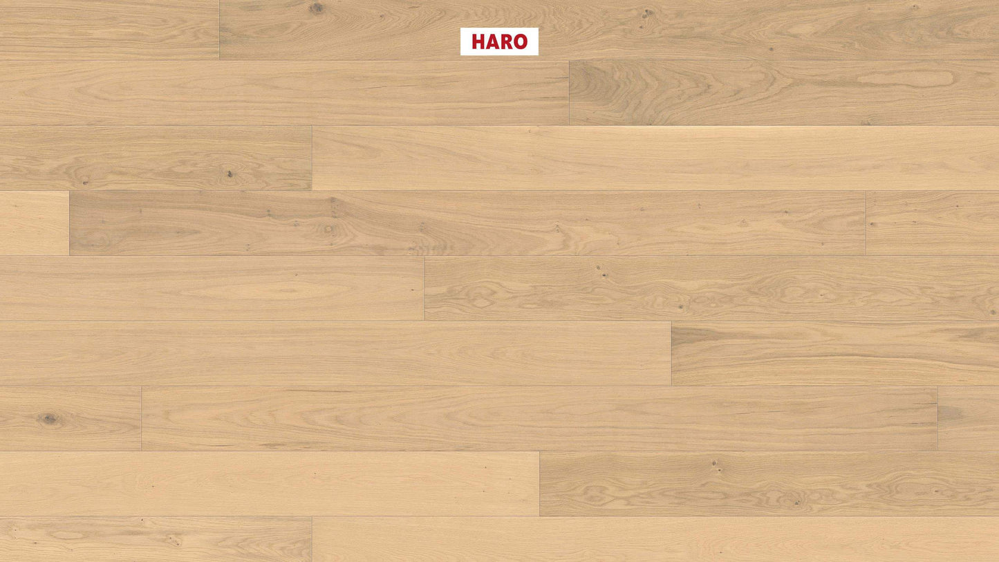 HARO PARKETT 4000 Landhausdiele Maxim 4V Eiche invisible Markant strukturiert naturaDur Nut & Feder