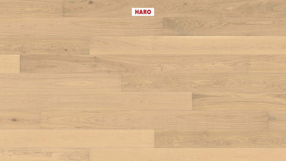 HARO PARKETT 4000 Landhausdiele Maxim 4V Eiche invisible Markant strukturiert naturaDur Nut & Feder