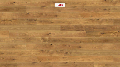 HARO PARKETT 4000 Landhausdiele Maxim 4V Eiche Sauvage strukturiert naturaLin plus Nut & Feder