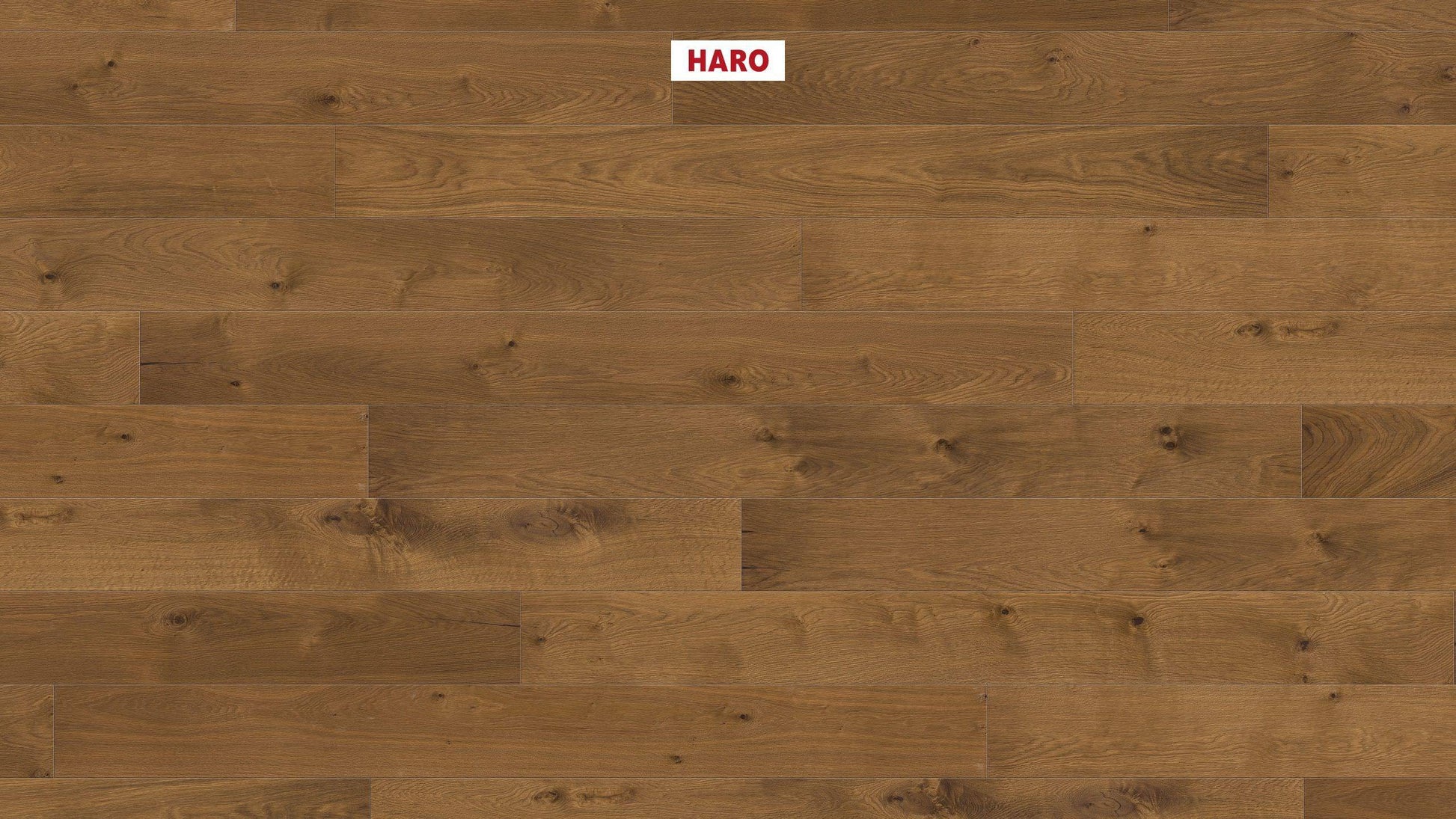 HARO PARKETT 4000 Landhausdiele Plaza 240 4V Bernsteineiche Universal alpin strukturiert naturaLin plus Top Connect