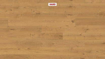 HARO PARKETT 4000 Landhausdiele Plaza 240 4V Eiche Markant strukturiert naturaDur Top Connect