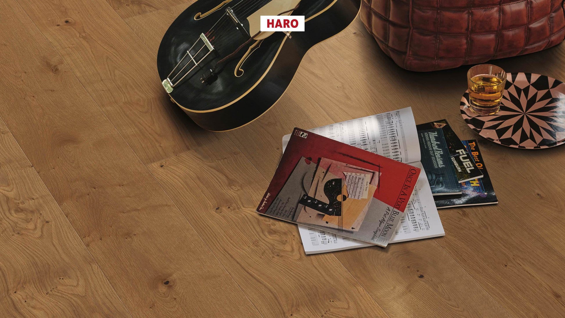 HARO PARKETT 4000 Landhausdiele Plaza 240 4V Eiche Sauvage strukturiert naturaDur Top Connect