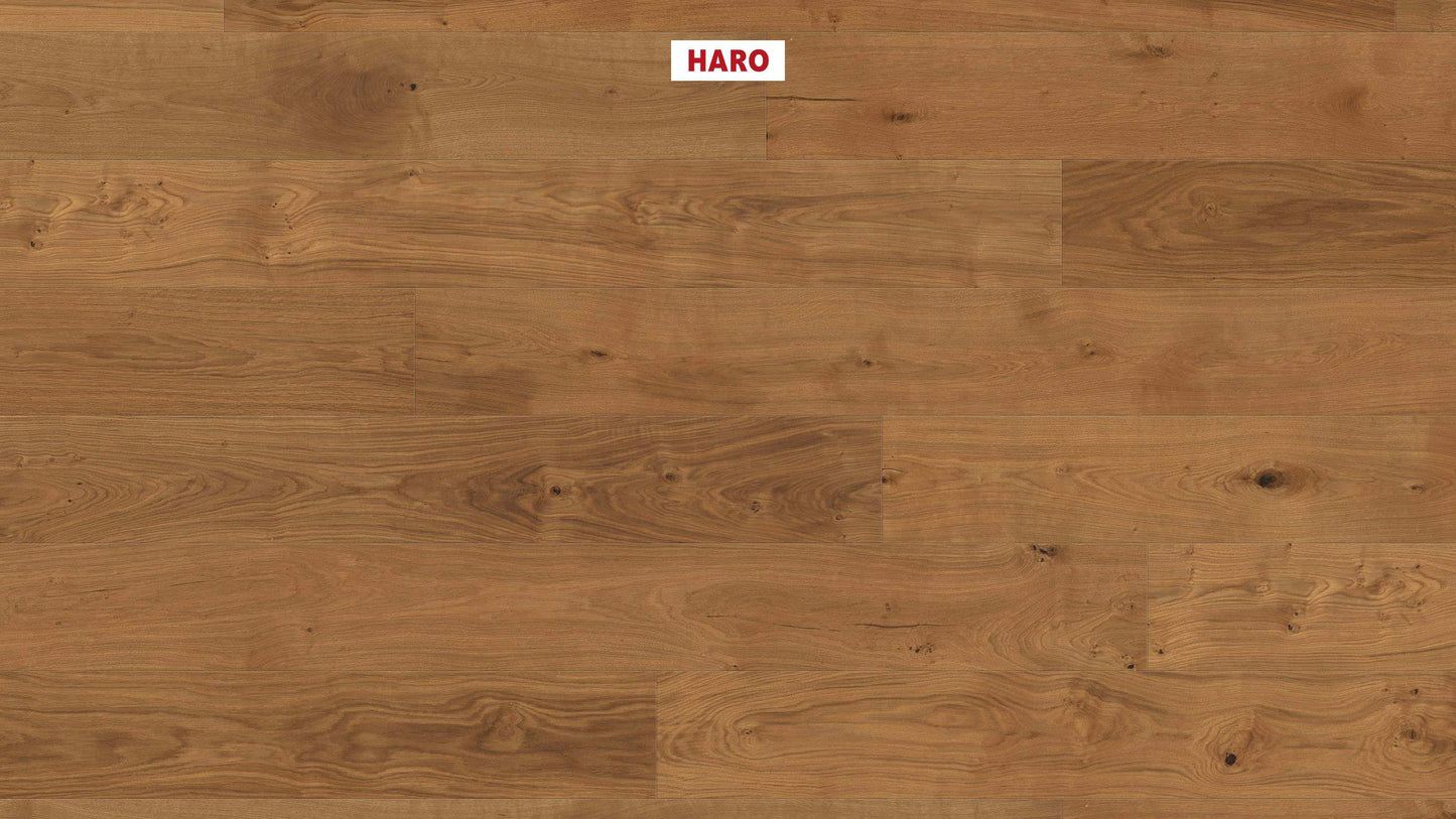 HARO PARKETT 4000 Landhausdiele Plaza 240 4V Eiche Sauvage strukturiert naturaDur Top Connect