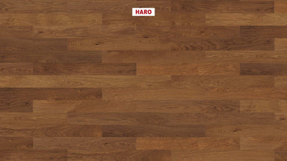 HARO PARKETT 4000 Landhausdiele Prestige Bernsteineiche Markant strukturiert naturaDur Nut & Feder