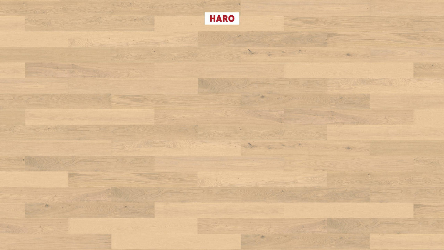 HARO PARKETT 4000 Landhausdiele Prestige Eiche invisible Markant strukturiert naturaDur Nut & Feder