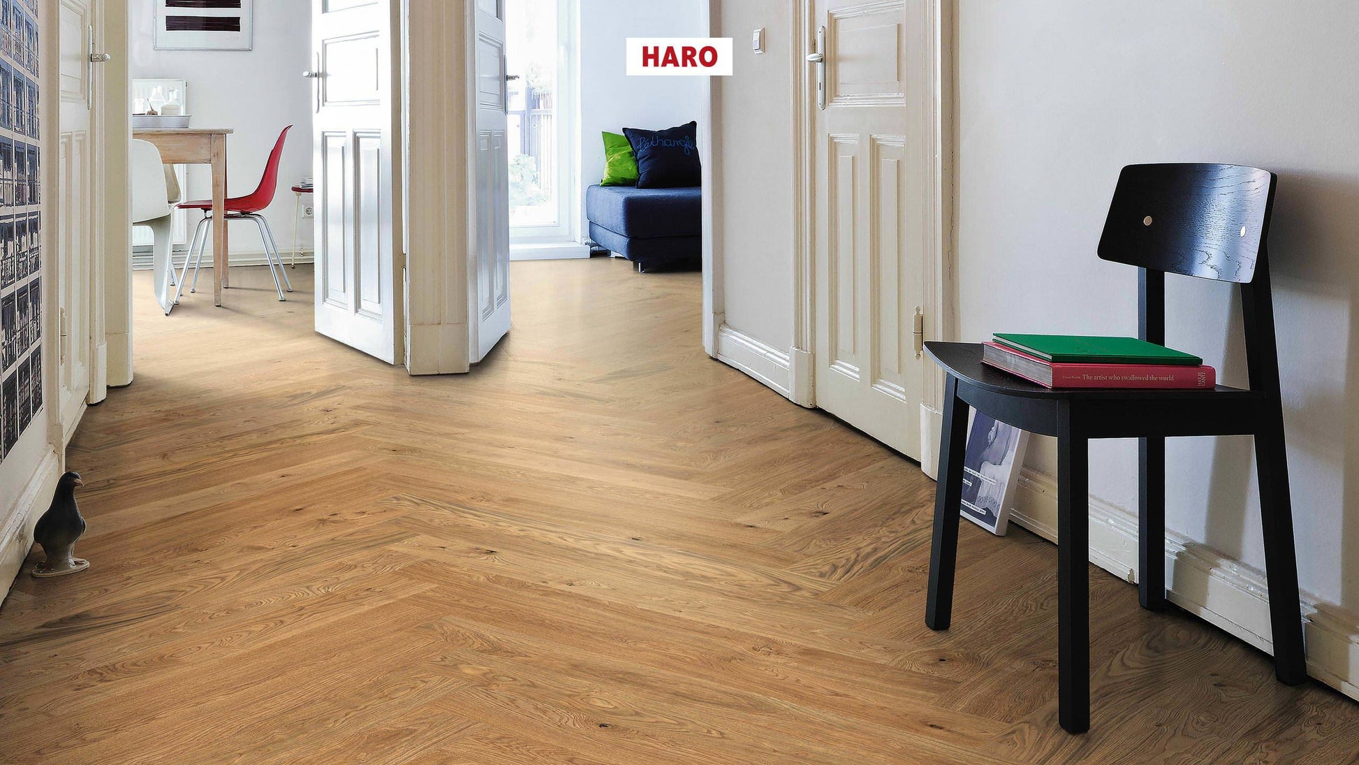 HARO PARKETT 4000 Landhausdiele Prestige Eiche Markant strukturiert naturaDur Nut & Feder