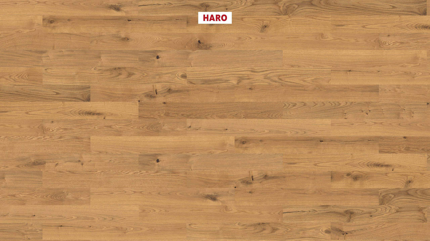 HARO PARKETT 4000 Landhausdiele Prestige Eiche Sauvage strukturiert naturaDur Nut & Feder