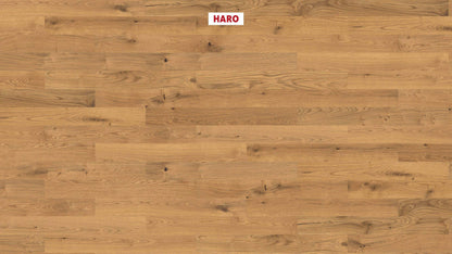 HARO PARKETT 4000 Landhausdiele Prestige Eiche Sauvage strukturiert naturaDur Nut & Feder
