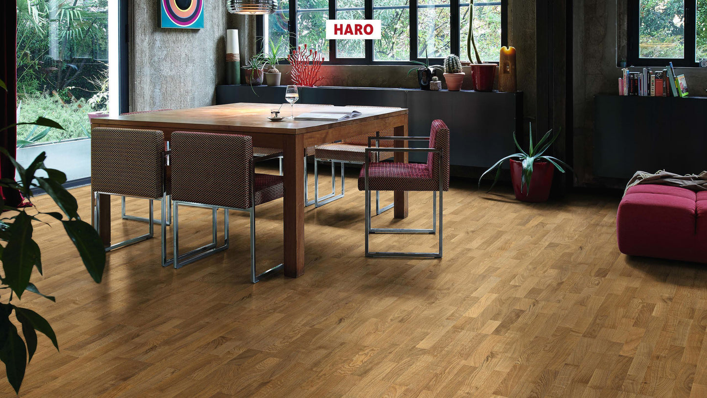 HARO PARKETT 4000 Schiffsboden Eiche Trend strukturiert naturaDur Top Connect