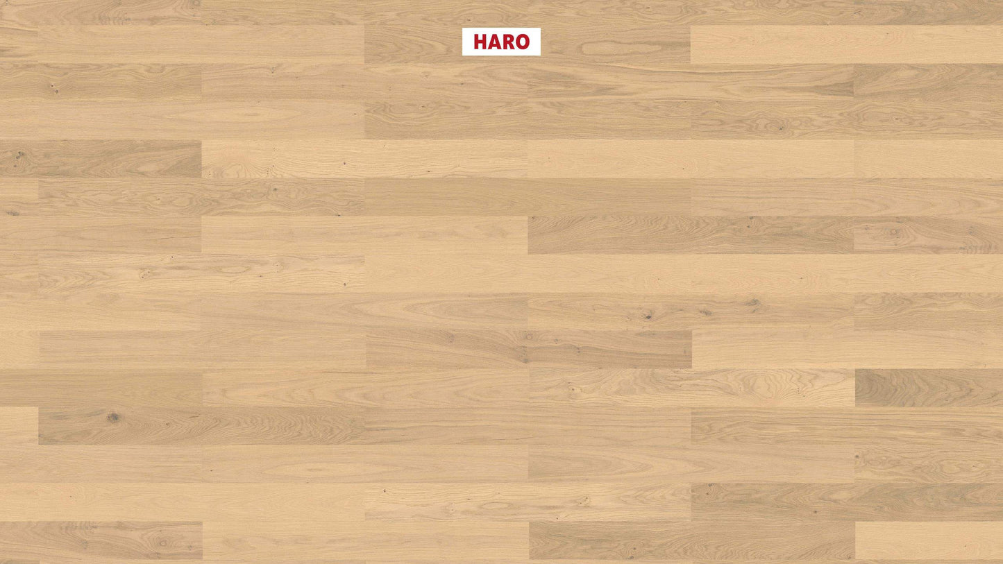 HARO PARKETT 4000 Stab Classico Eiche invisible Trend strukturiert naturaDur Nut & Feder