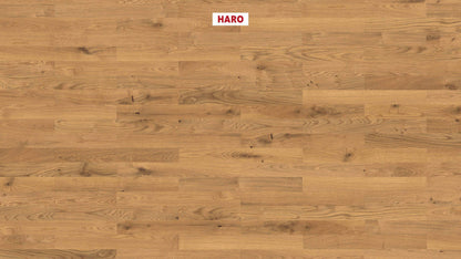 HARO PARKETT 4000 Stab Classico Eiche Naturale strukturiert naturaDur Nut & Feder