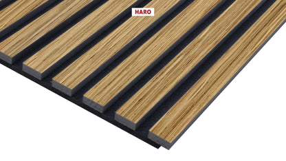 HARO WALL 19 mm Design Stripe Eiche furniert