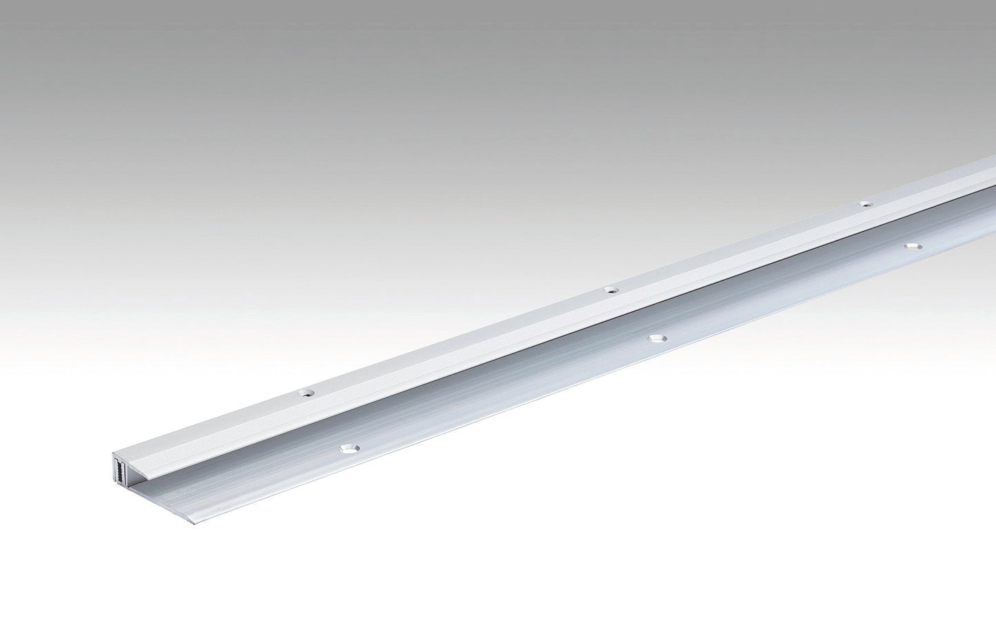 MEISTER | Abschlussprofil Typ 201 (6,5 bis 16 mm) | Aluminiumprofile | Silber eloxiert | 00220