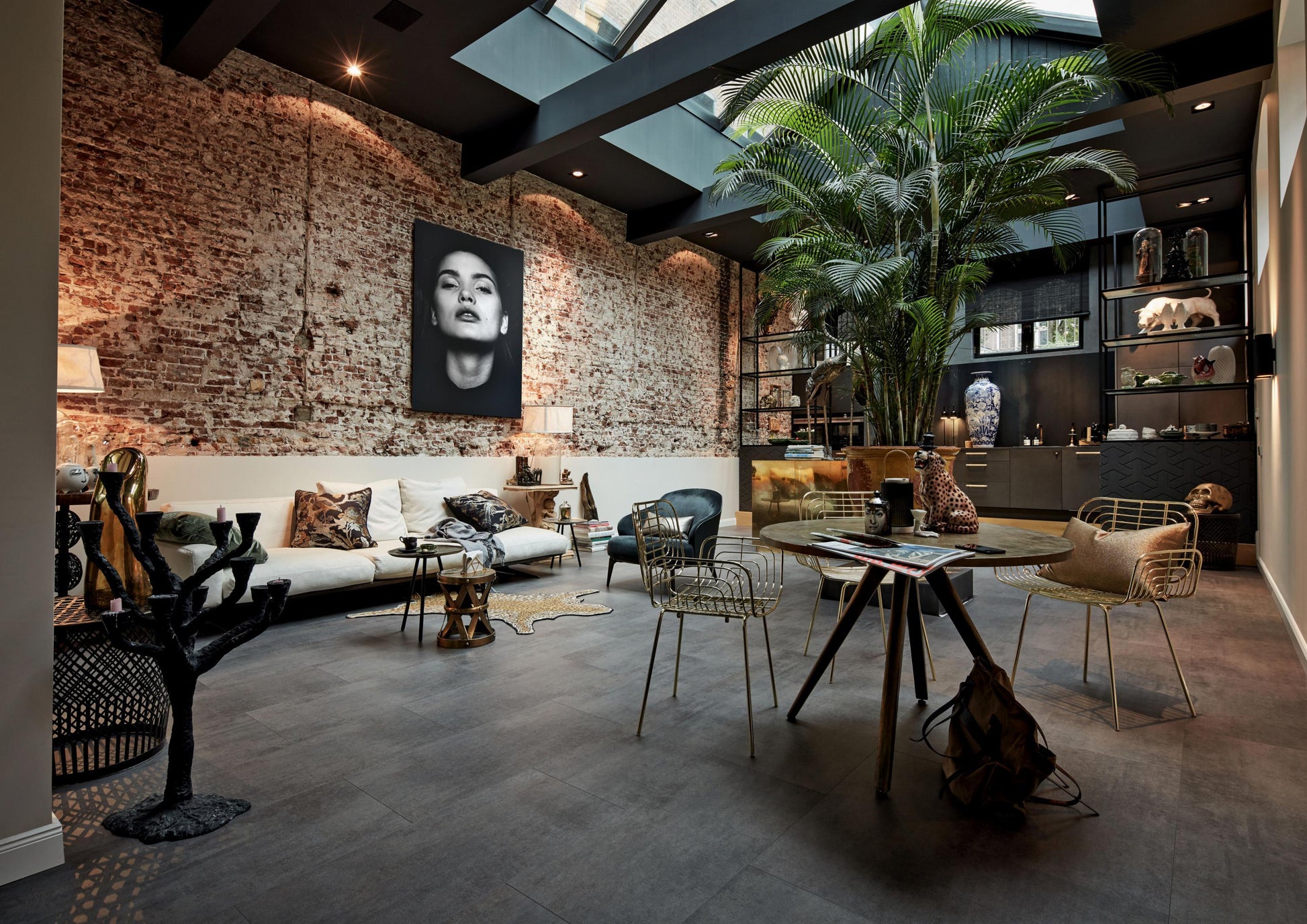 MEISTER | DB 400 | MeisterDesign. flex | Designboden | Copper Iron | 06857 | Steinporen-Struktur