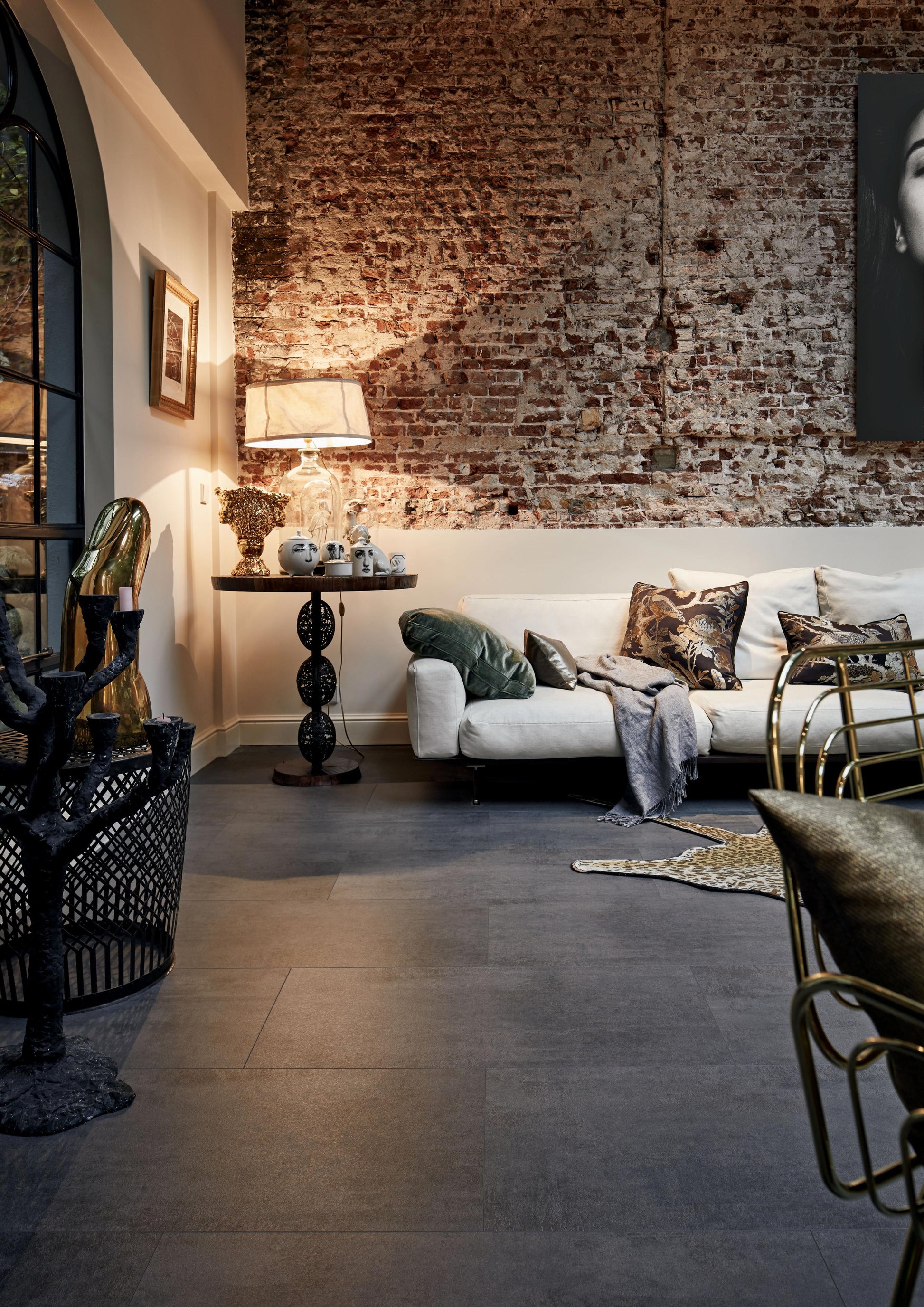 MEISTER | DB 400 | MeisterDesign. flex | Designboden | Copper Iron | 06857 | Steinporen-Struktur