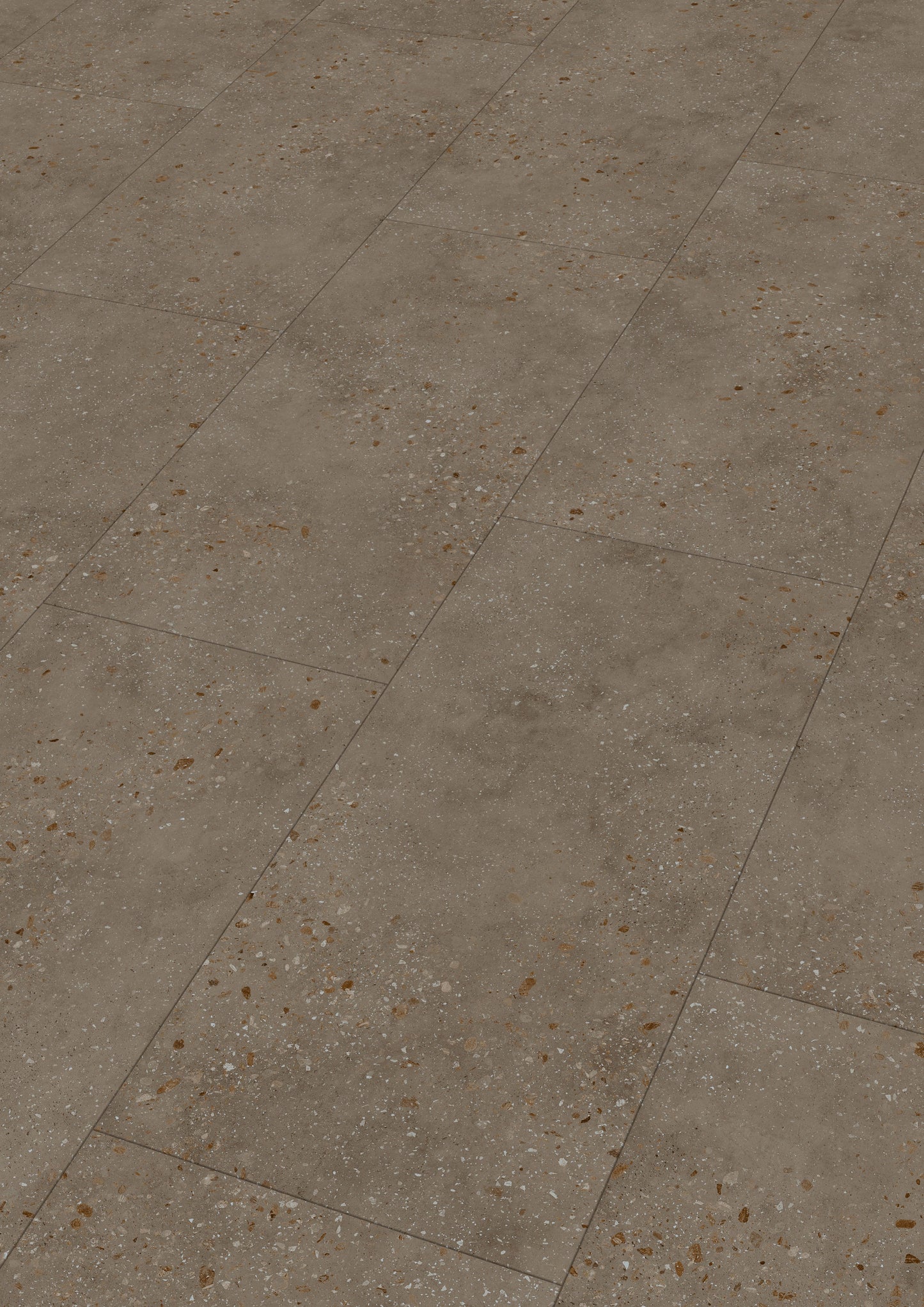 MEISTER | DB 400 | MeisterDesign. flex | Designboden | Terrazzo dunkel | 06858 | Steinporen-Struktur