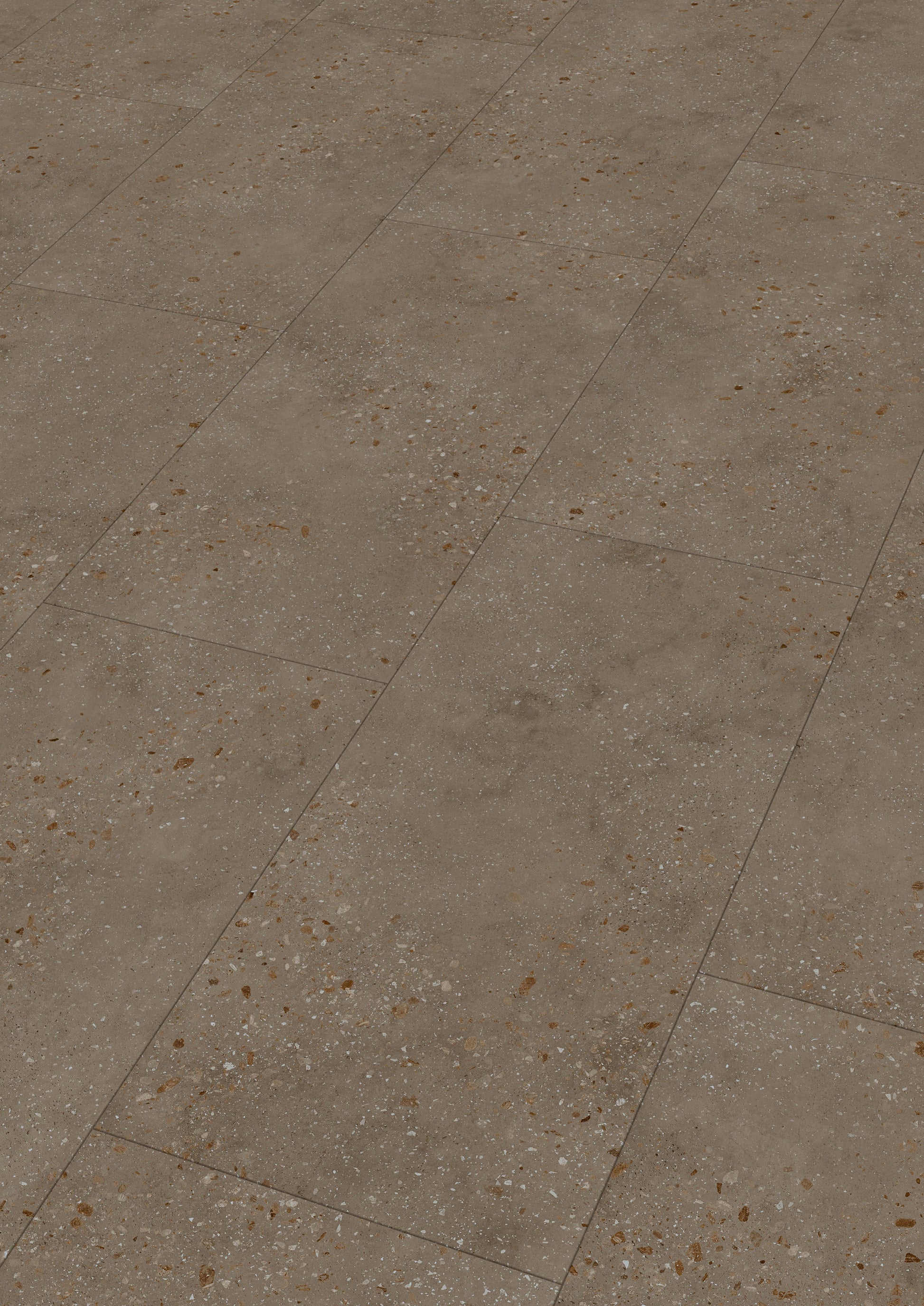MEISTER | DB 400 | MeisterDesign. flex | Designboden | Terrazzo dunkel | 06858 | Steinporen-Struktur