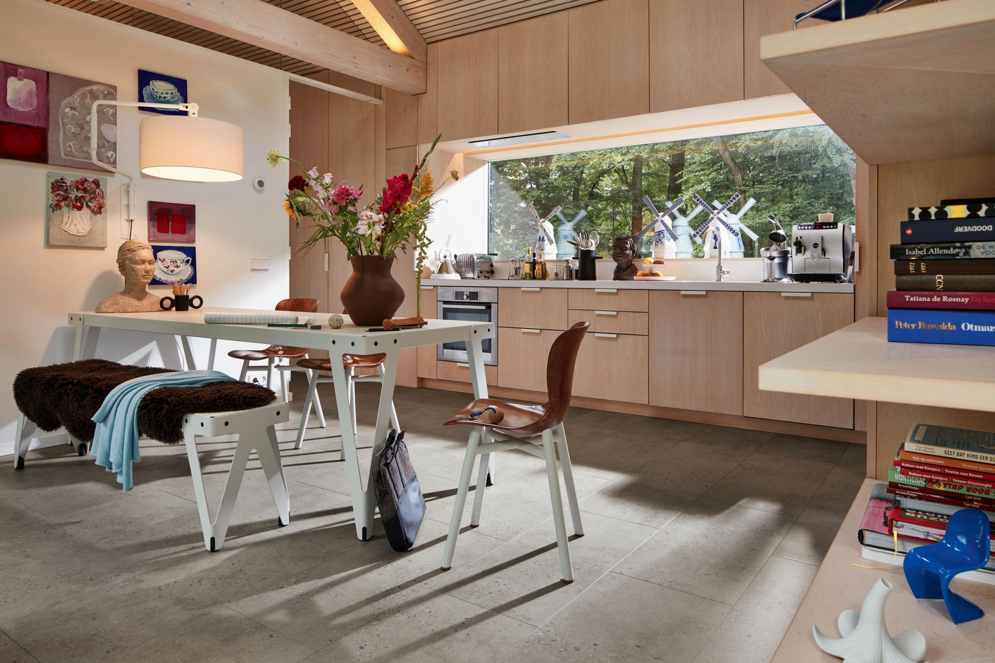 MEISTER | DB 600 S | MeisterDesign. comfort | Designboden | Terrazzo hell | 06859 | Steinporen-Struktur
