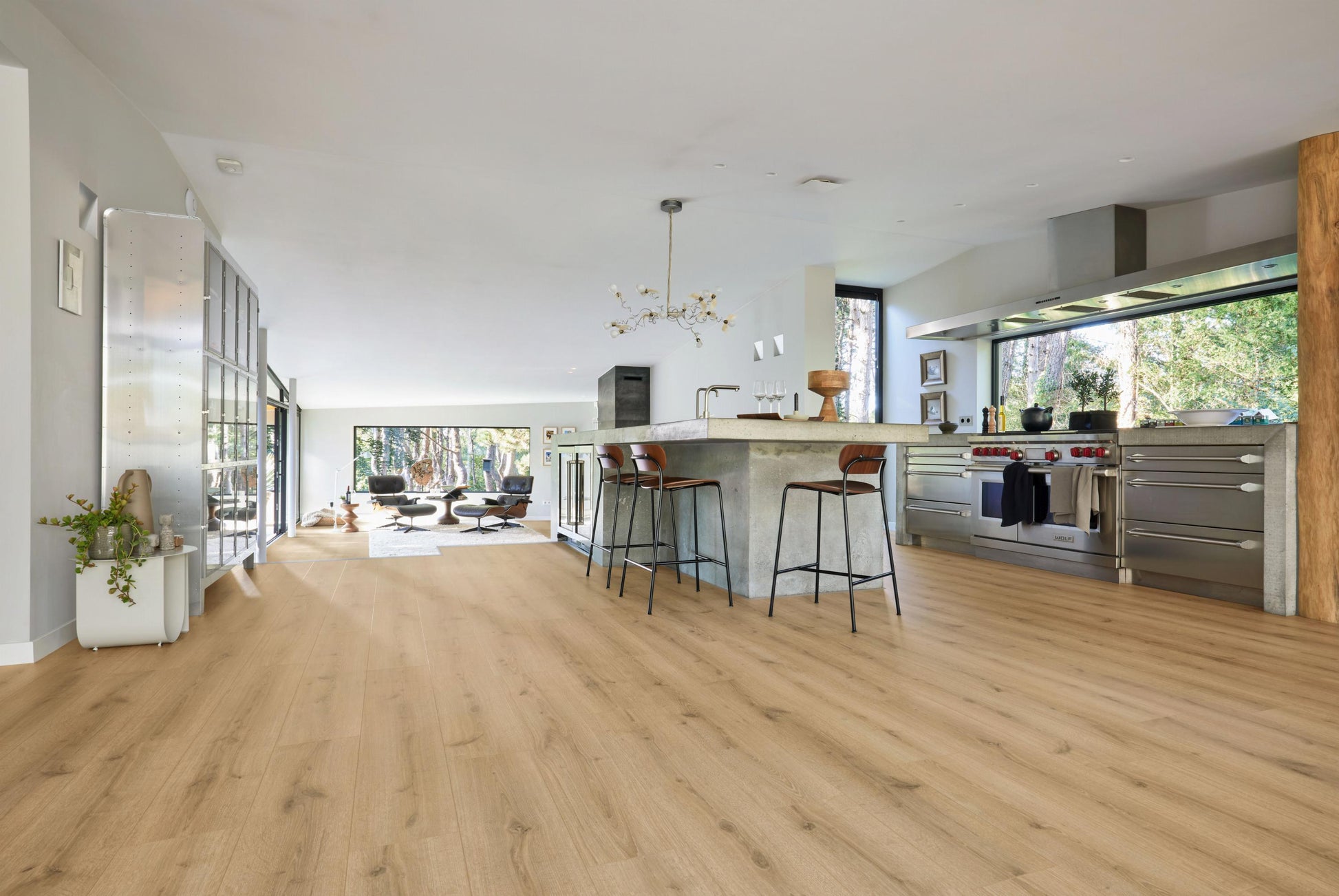 MEISTER | DD 400 | MeisterDesign. flex | Designboden | Turmeiche creme | 07120 | Porensynchron-Struktur