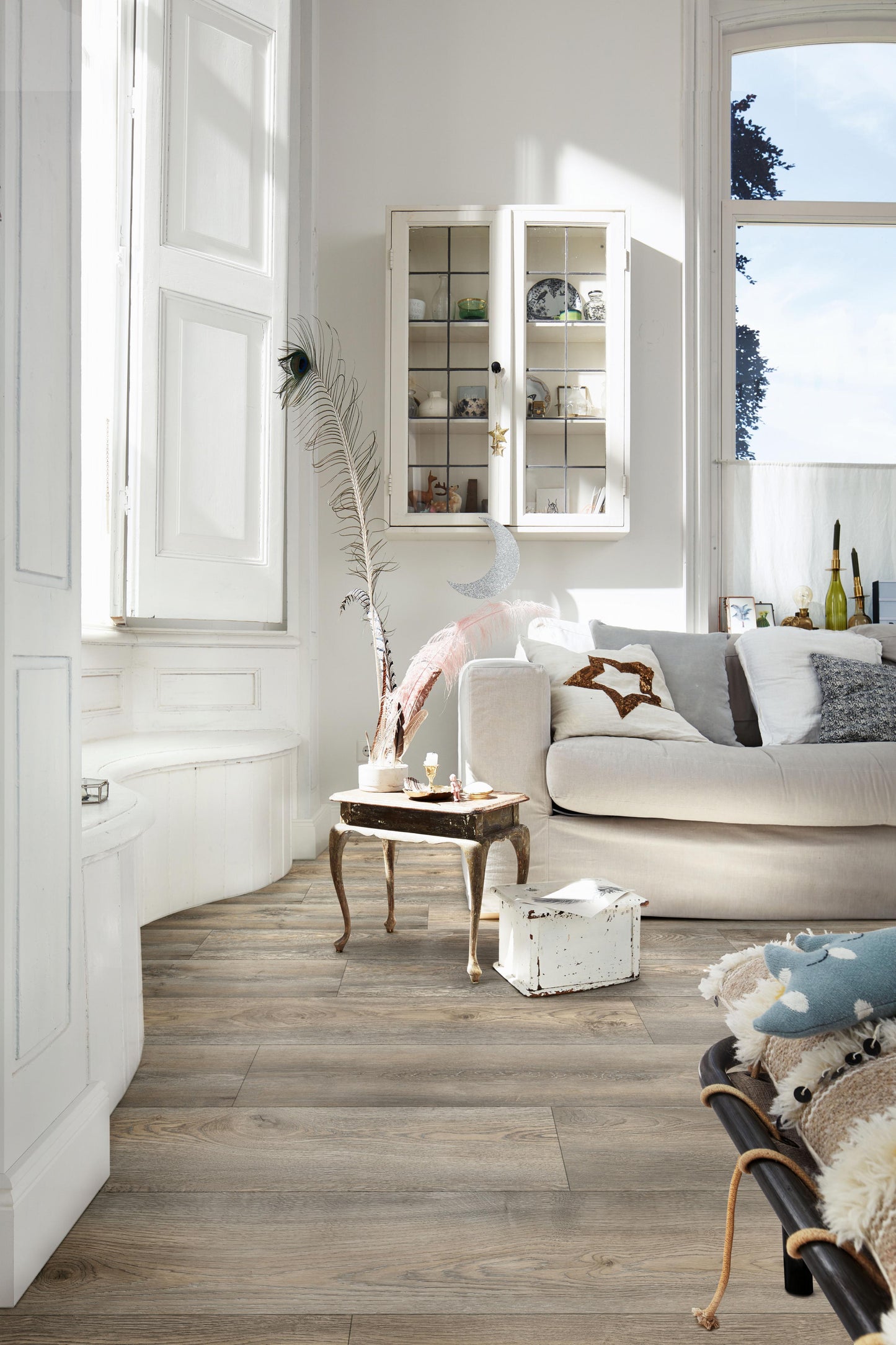 MEISTER | DD 400 | MeisterDesign. flex | Designboden | Wildeiche grau | 06977 | Authentic Wood-Struktur