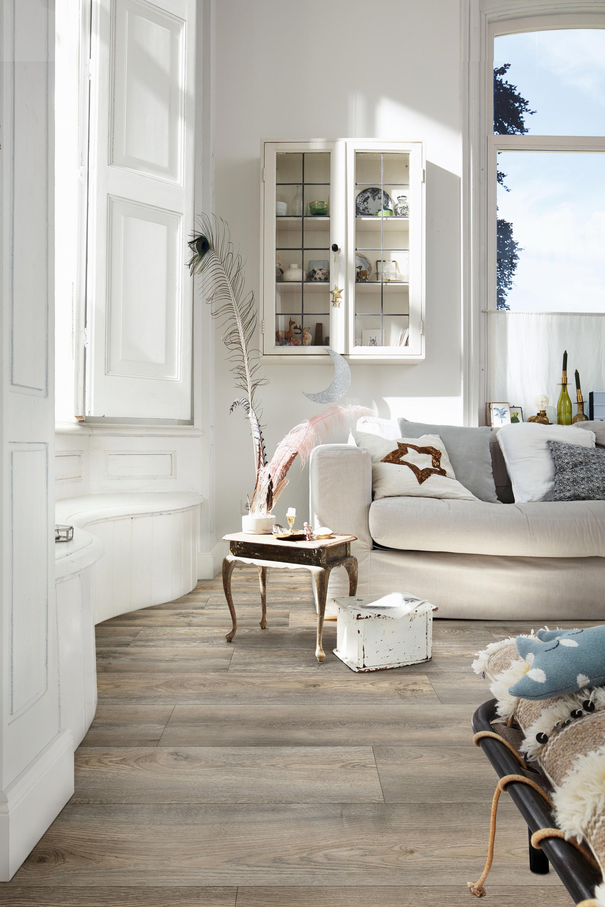 MEISTER | DD 400 | MeisterDesign. flex | Designboden | Wildeiche grau | 06977 | Authentic Wood-Struktur