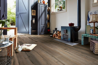 MEISTER | DD 600 S | MeisterDesign. comfort | Designboden | Altholzeiche lehmgrau | 06986 | Authentic Wood-Struktur