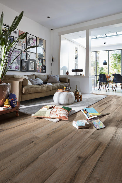 MEISTER | DD 600 S | MeisterDesign. comfort | Designboden | Altholzeiche lehmgrau | 06986 | Authentic Wood-Struktur