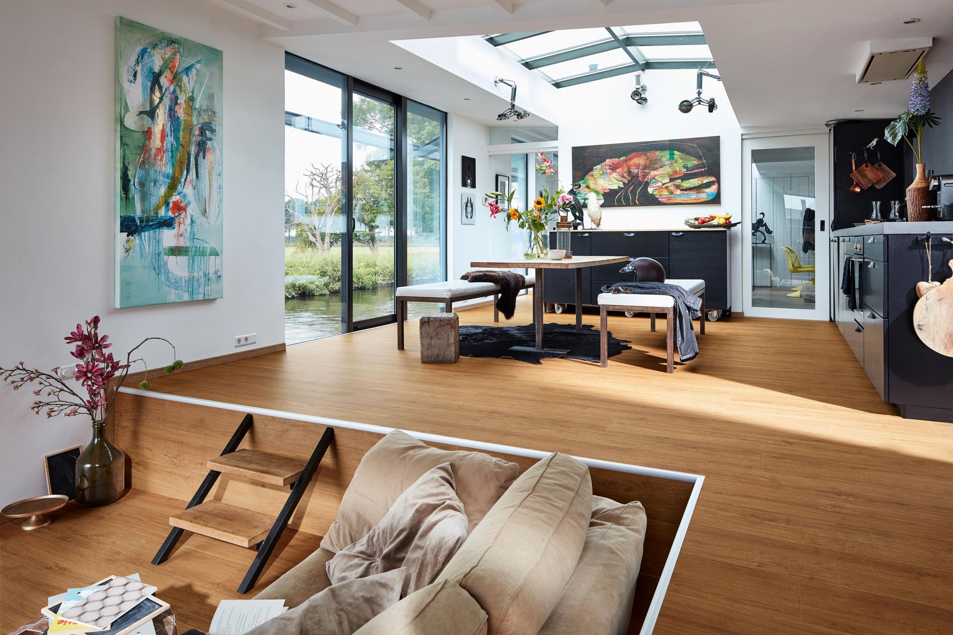 MEISTER | DD 600 S | MeisterDesign. comfort | Designboden | Golden Oak | 06999 | Porensynchron-Struktur