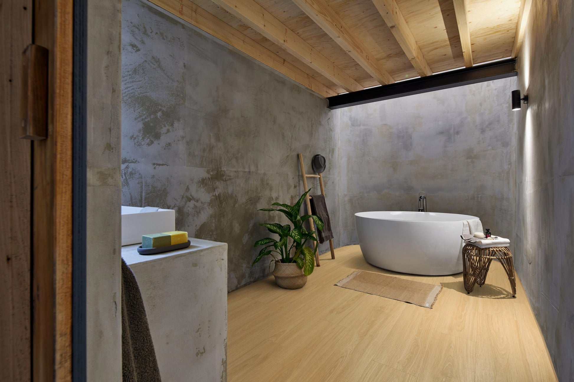 MEISTER | DD 600 S | MeisterDesign. comfort | Designboden | Princess Oak hell | 07123 | Porensynchron-Struktur