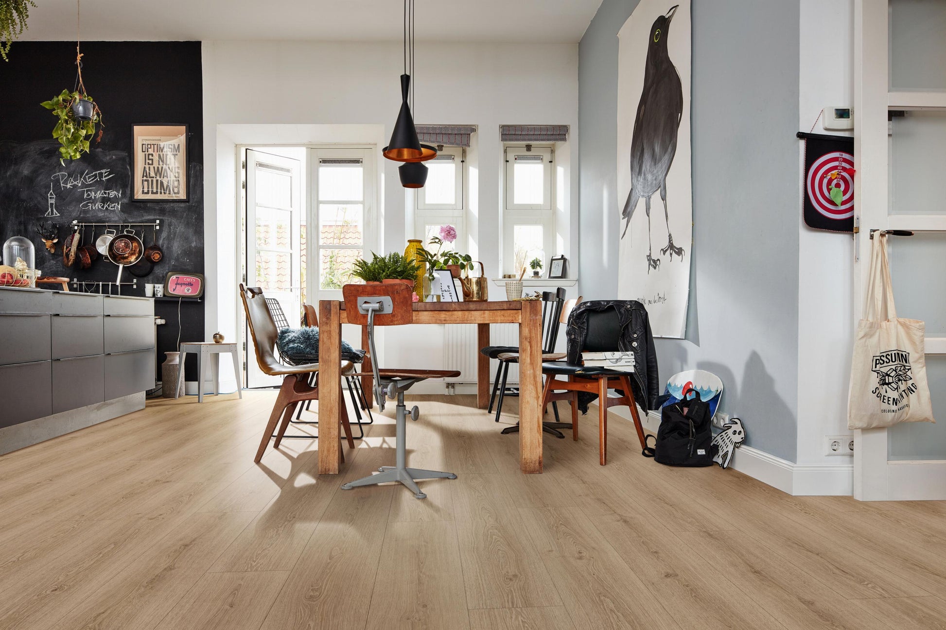 MEISTER | DD 600 S | MeisterDesign. comfort | Designboden | Stieleiche pure | 06985 | Porensynchron-Struktur
