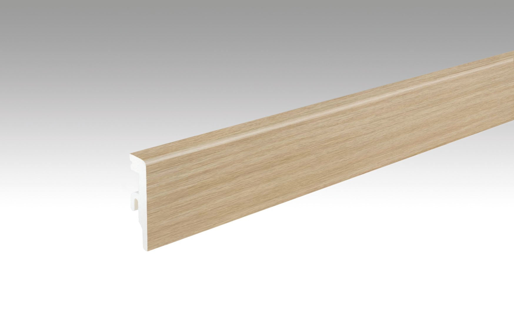 MEISTER | Fußleiste Profil 20 PK Aqua | Laminatfolien-ummantelte Profile | Eiche Springdale | 07395