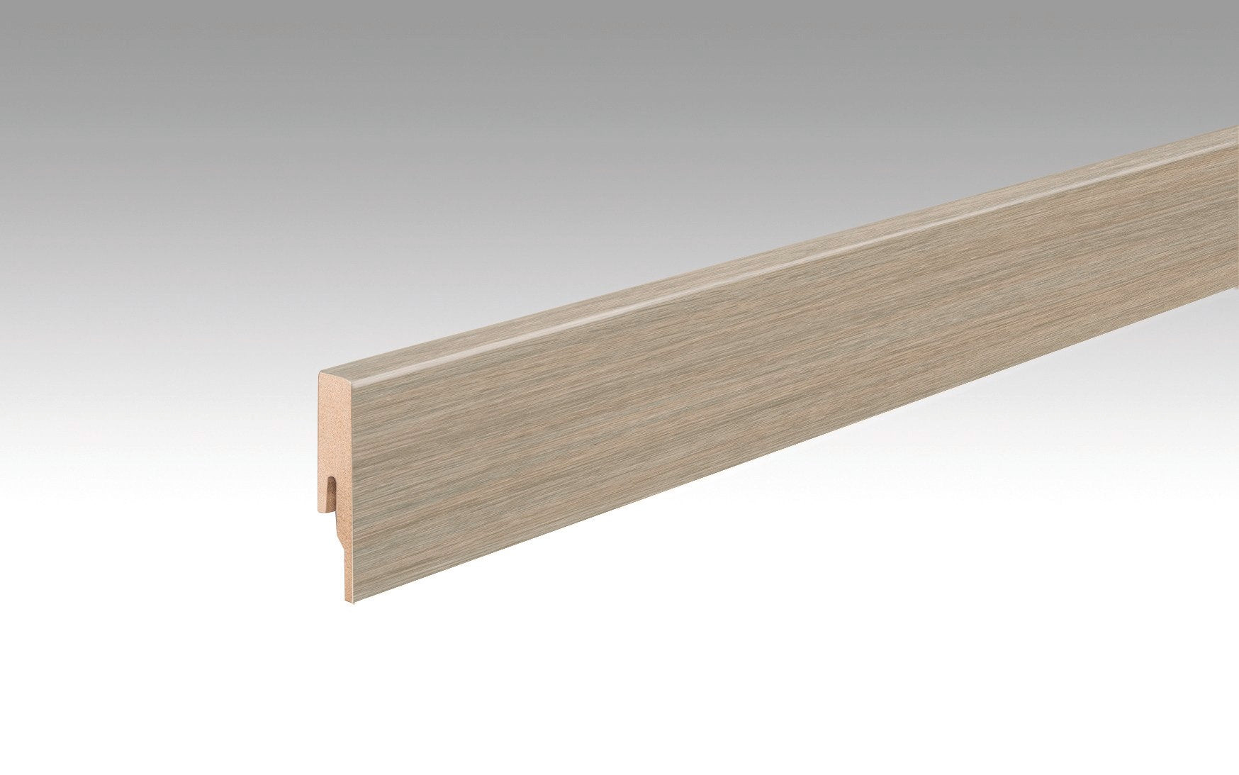 MEISTER | Fußleiste Profil 20 PK | Laminatfolien-ummantelte Profile | Eiche Baywood | 07404