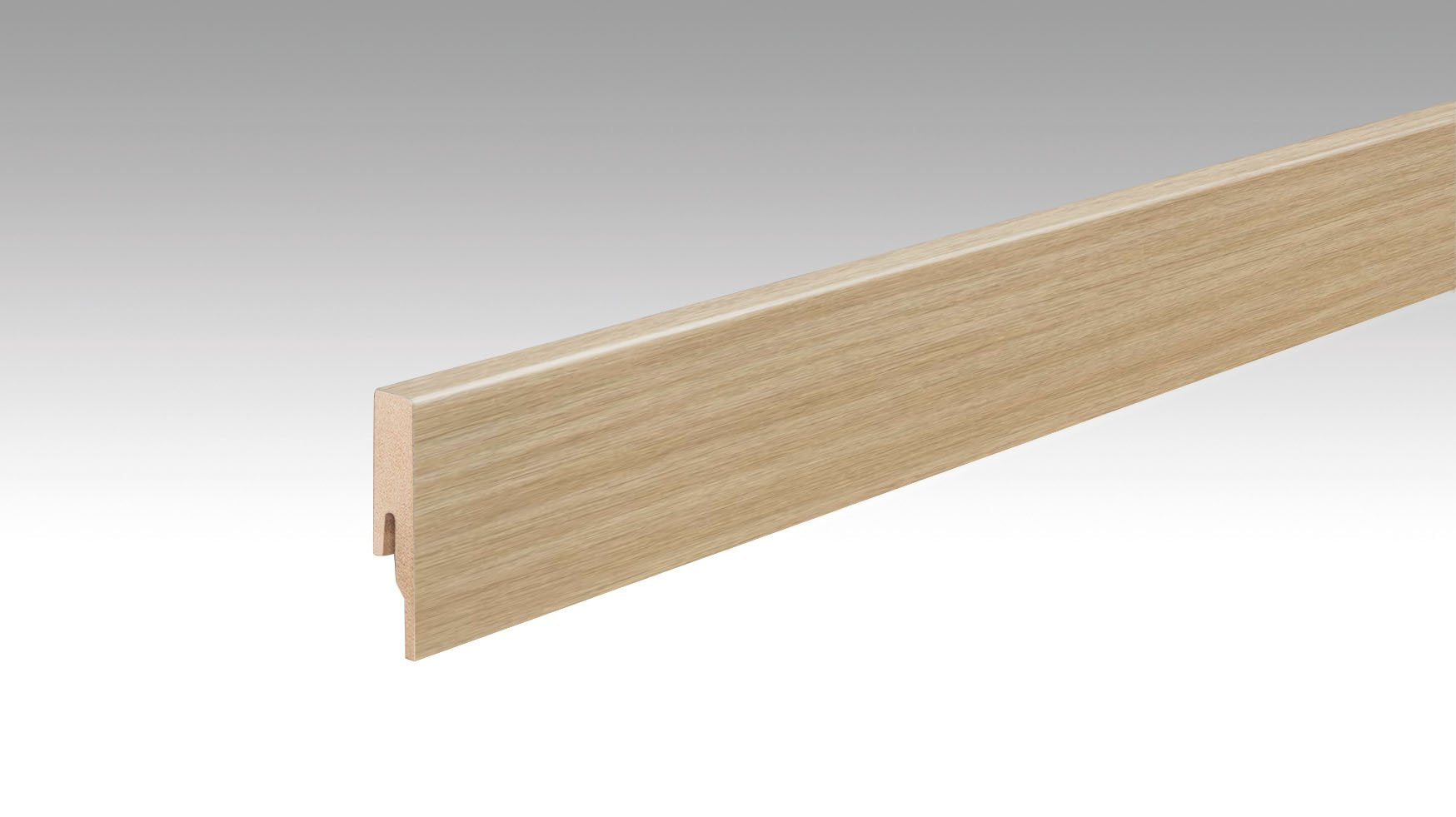 MEISTER | Fußleiste Profil 20 PK | Laminatfolien-ummantelte Profile | Eiche Springdale | 07395