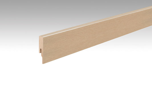 MEISTER | Fußleiste Profil 20 PK | Laminatfolien-ummantelte Profile | Lakewood Oak | 07457