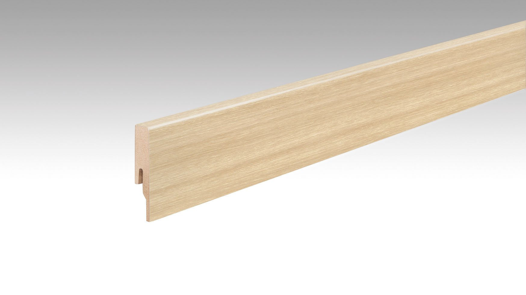 MEISTER | Fußleiste Profil 20 PK | Laminatfolien-ummantelte Profile | Princess Oak hell | 07123