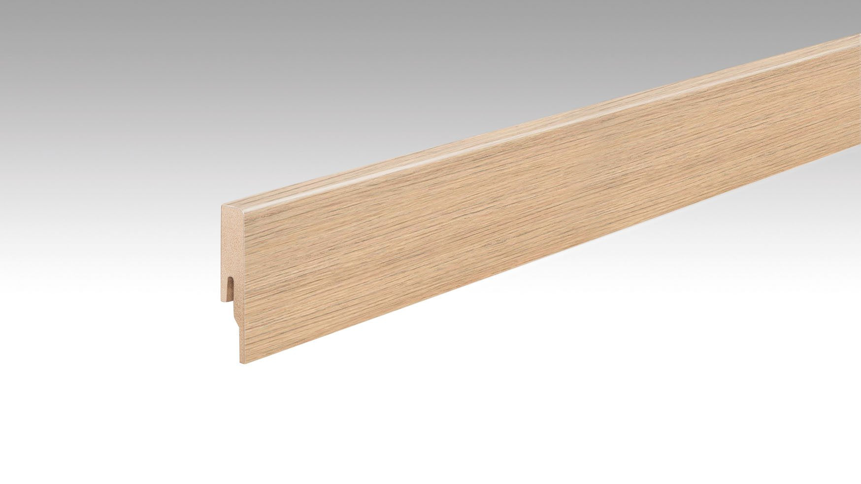 MEISTER | Fußleiste Profil 20 PK | Laminatfolien-ummantelte Profile | Princess Oak pure | 07132