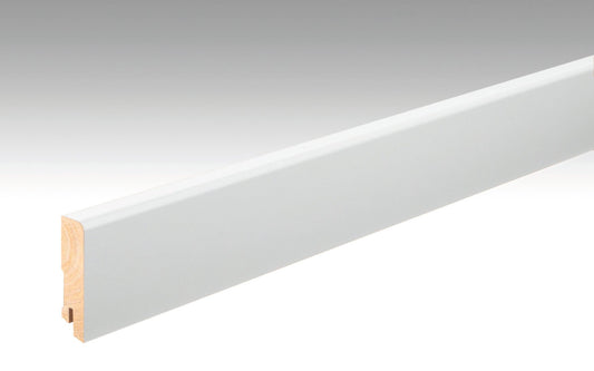 MEISTER | Fußleiste Profil 22 F MK | Folien-ummantelte Profile | Weiß DF (RAL 9016) | 02266
