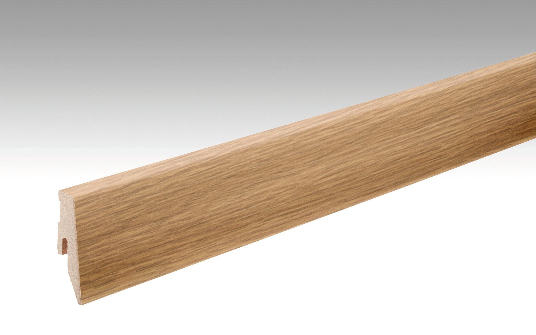 MEISTER | Fußleiste Profil 3 PK | Laminatfolien-ummantelte Profile | Eiche | 06064
