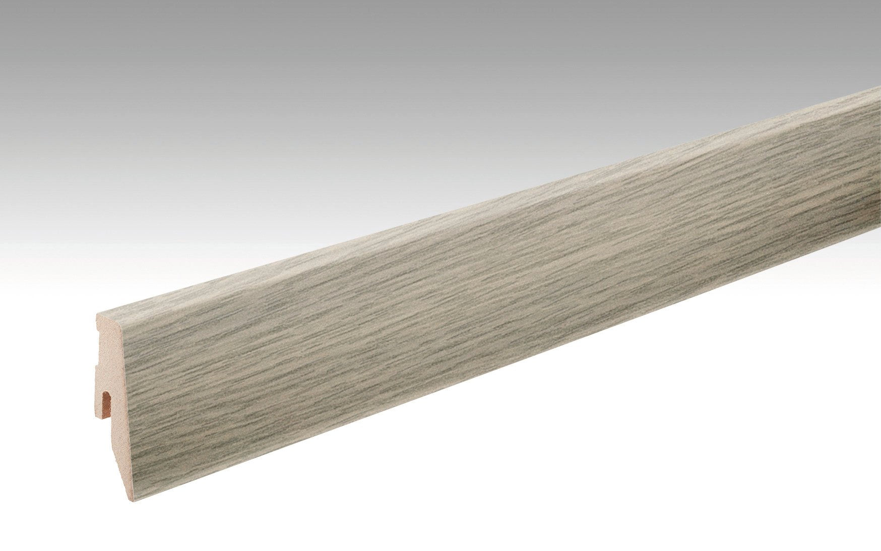 MEISTER | Fußleiste Profil 3 PK | Laminatfolien-ummantelte Profile | Eiche Arcadia | 06412