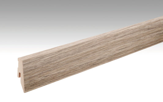 MEISTER | Fußleiste Profil 3 PK | Laminatfolien-ummantelte Profile | Eiche Casablanca | 06414